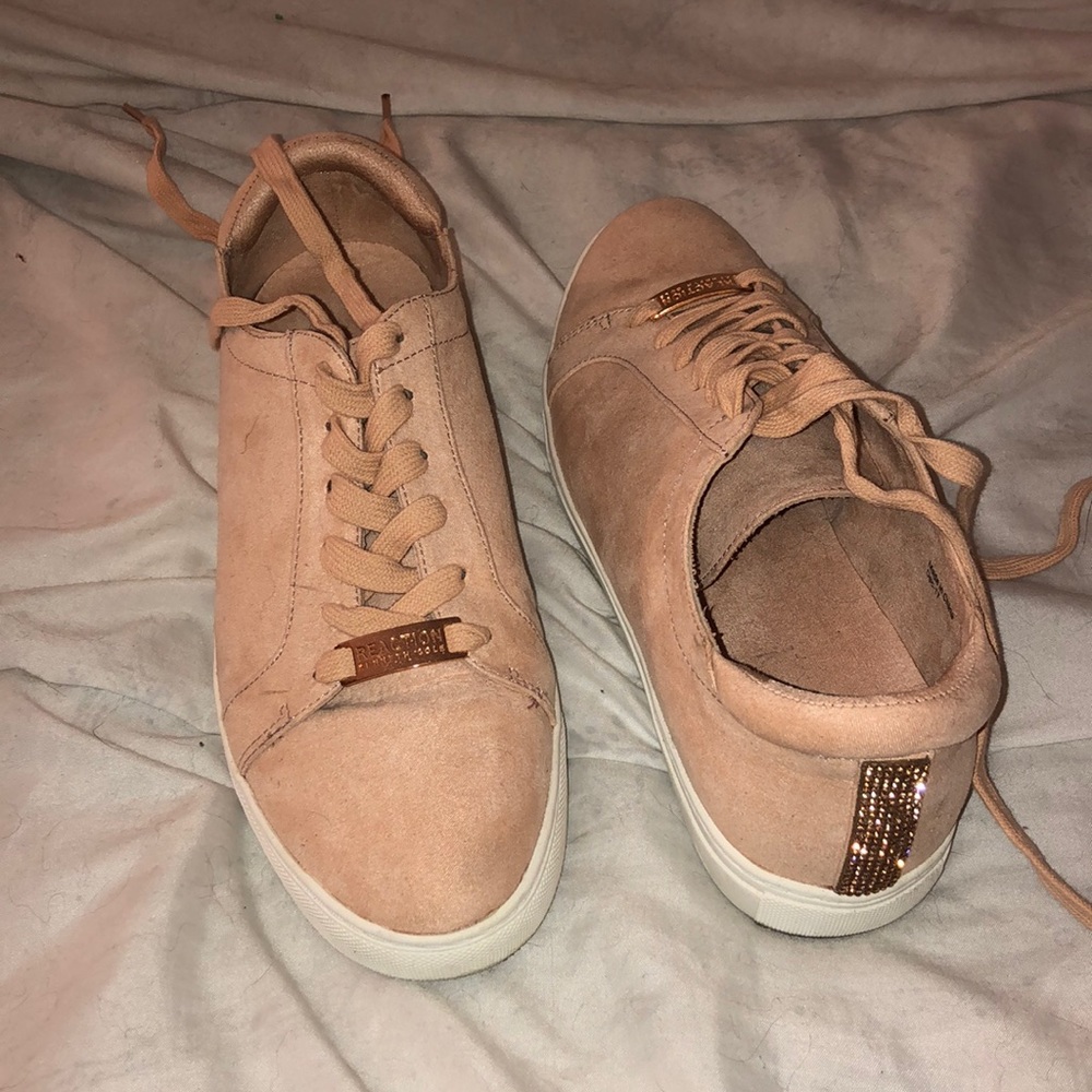 Kenneth Cole Suede and Rhinestone Sneaker